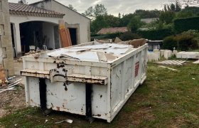 Enlèvement de 36m3 de DIB sur la commune de fontvieille 